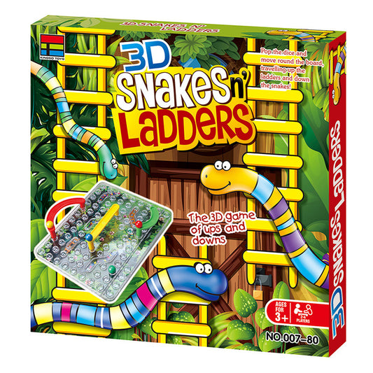 Fun Chess Parent-Child Games For Children Snake Chess Flying Chess Toys Parent-Child Interaction 3D Snakes And Ladders