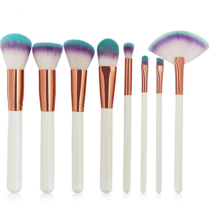 8 makeup brushes