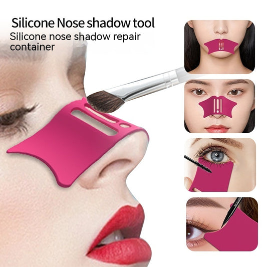 Silicone Nose Shadow Shaver Eyelash Eyeliner Auxiliary Beauty Tools