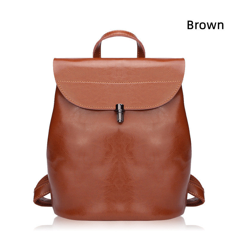 Leather Women Backpack Crossbody Handbags Wallet Shoulder Makeup Bag