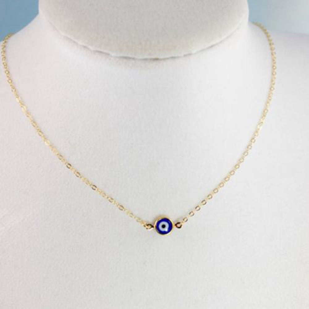 Blue eye necklace